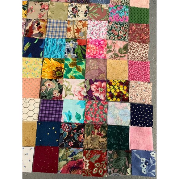 200 Floral 2" Precut Cotton Fabric Squares Bundle Quilting Craft Sewing - Picture 9 of 11